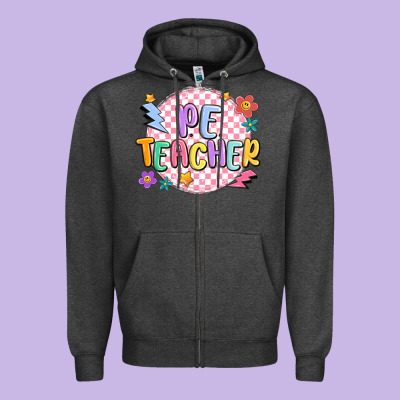Zipper Hoodie pe teacher