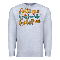 Heather Grey autumn is my favorite color Premium Sweatshirt - HRA Design Shop