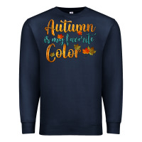 Navy autumn is my favorite color Premium Sweatshirt - HRA Design Shop