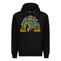 Black indian headdress cactus and sunflowers rainbow Premium Hoodie - Artiststas