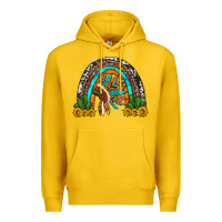 Lemon indian headdress cactus and sunflowers rainbow Premium Hoodie - Artiststas