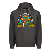 Smoke indian headdress cactus and sunflowers rainbow Premium Hoodie - Artiststas