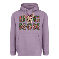 Lavender christmas dog mom chihuahua Heavyweight Hoodie - RanaPortraitStore