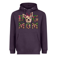 Plum christmas dog mom chihuahua Heavyweight Hoodie - RanaPortraitStore