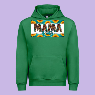 Mama Of Both License Plate Urban Hoodie Designed By Jasminsmagicworld