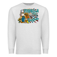 Oatmeal Heather tequila time & sunshine Premium Sweatshirt - SublimationCraftShop