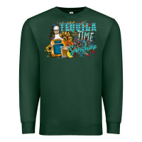 Sports Green tequila time & sunshine Premium Sweatshirt - SublimationCraftShop