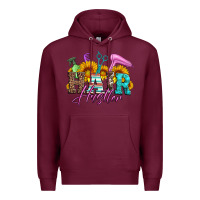 Burgundy hair hustler hairstylist Premium Hoodie - Artiststas