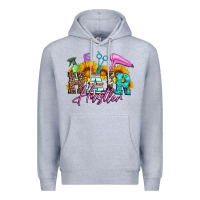Heather Grey hair hustler hairstylist Premium Hoodie - Artiststas