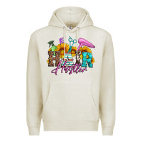 Oatmeal Heather hair hustler hairstylist Premium Hoodie - Artiststas