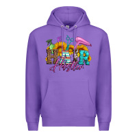 Purple hair hustler hairstylist Premium Hoodie - Artiststas
