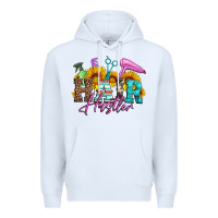 White hair hustler hairstylist Premium Hoodie - Artiststas