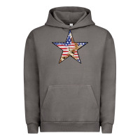 Pigment Tornado American Flag Star Urban Hoodie - LillyAllenDesigns