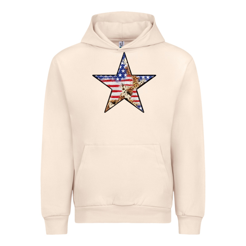 American Flag Star Urban Hoodie by LillyAllenDesigns | Teevron
