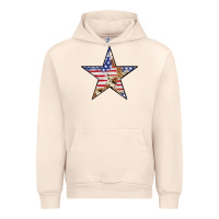 Sandshell American Flag Star Urban Hoodie - LillyAllenDesigns