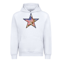 White American Flag Star Urban Hoodie - LillyAllenDesigns