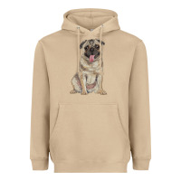Mushroom pug Heavyweight Hoodie - RanaPortraitStore