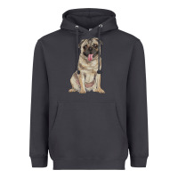 Smoke pug Heavyweight Hoodie - RanaPortraitStore
