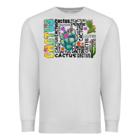 Dove Grey cactus Premium Sweatshirt - CowhideDigitalArt