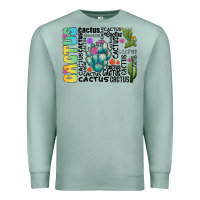 Seafoam cactus Premium Sweatshirt - CowhideDigitalArt