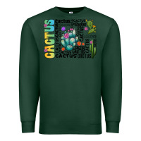Sports Green cactus Premium Sweatshirt - CowhideDigitalArt