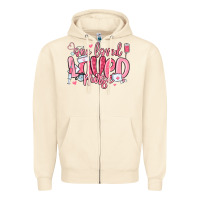 Sandshell one loved nurse valentine's day Zipper Hoodie - MaliasSmallBusiness