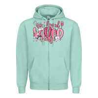 Seafoam one loved nurse valentine's day Zipper Hoodie - MaliasSmallBusiness