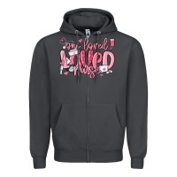Smoke one loved nurse valentine's day Zipper Hoodie - MaliasSmallBusiness