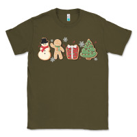 Army Green christmas gingerbread cookies Classic Tee - MaliasSmallBusiness