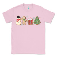 Bubblegum Pink christmas gingerbread cookies Classic Tee - MaliasSmallBusiness