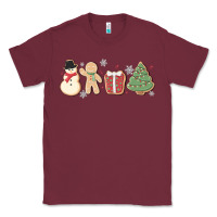 Burgundy christmas gingerbread cookies Classic Tee - MaliasSmallBusiness