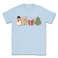 Dusty Blue christmas gingerbread cookies Classic Tee - MaliasSmallBusiness