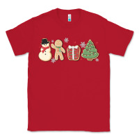 Red christmas gingerbread cookies Classic Tee - MaliasSmallBusiness