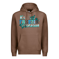 Chestnut it's freezin' season Premium Hoodie - AdoDesignShop