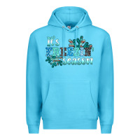 Ocean Blue it's freezin' season Premium Hoodie - AdoDesignShop