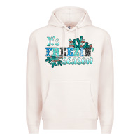 Pale Pink it's freezin' season Premium Hoodie - AdoDesignShop