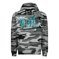 Slate Camo it's freezin' season Premium Hoodie - AdoDesignShop