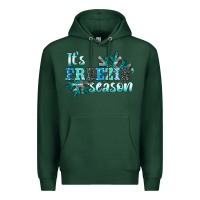 Sports Green it's freezin' season Premium Hoodie - AdoDesignShop