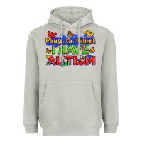 Moon Dust please be patient i have autism Heavyweight Hoodie - Zillion Design Studio