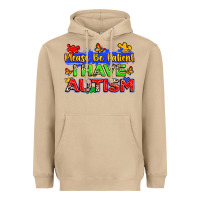 Mushroom please be patient i have autism Heavyweight Hoodie - Zillion Design Studio