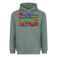 Sage please be patient i have autism Heavyweight Hoodie - Zillion Design Studio