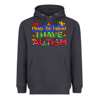 Smoke please be patient i have autism Heavyweight Hoodie - Zillion Design Studio