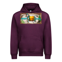 Western Howdy Cowboy Horse Sunset Weapon Cactus Leopard  License Plate Urban Hoodie | Teevron