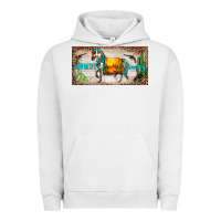 Pigment Lunar Rock western howdy cowboy horse sunset weapon cactus leopard  license plate Urban Hoodie - BarkalooDesign