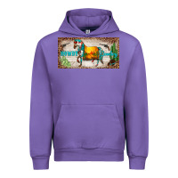 Tulip western howdy cowboy horse sunset weapon cactus leopard  license plate Urban Hoodie - BarkalooDesign