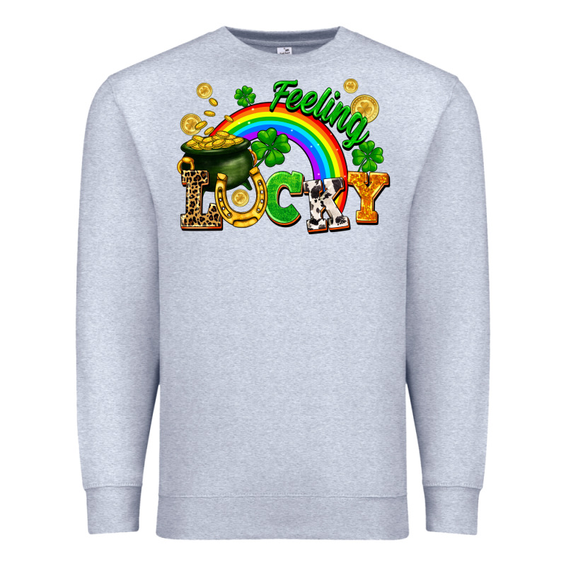 Feeling Lucky Premium Sweatshirt by FaDigitalArtStudio | Teevron