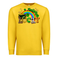 Lemon feeling lucky Premium Sweatshirt - FaDigitalArtStudio