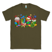 Army Green autism awareness christmas coffee Classic Tee - MaliasSmallBusiness