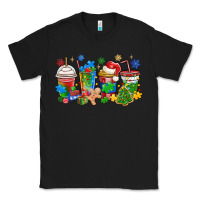 Black autism awareness christmas coffee Classic Tee - MaliasSmallBusiness