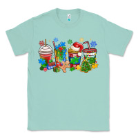 Seafoam autism awareness christmas coffee Classic Tee - MaliasSmallBusiness